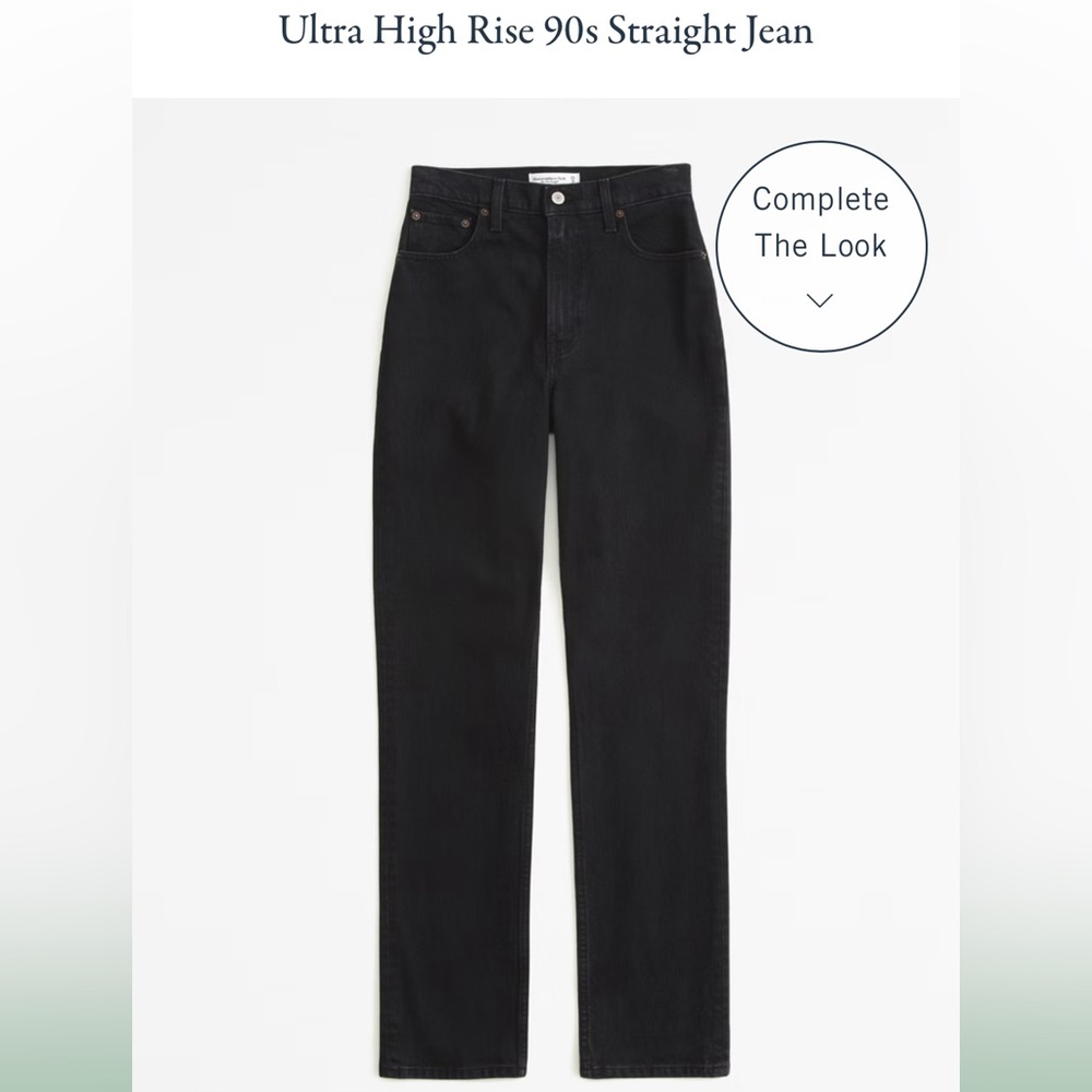 Ultra High Rise 90s Straight Jean